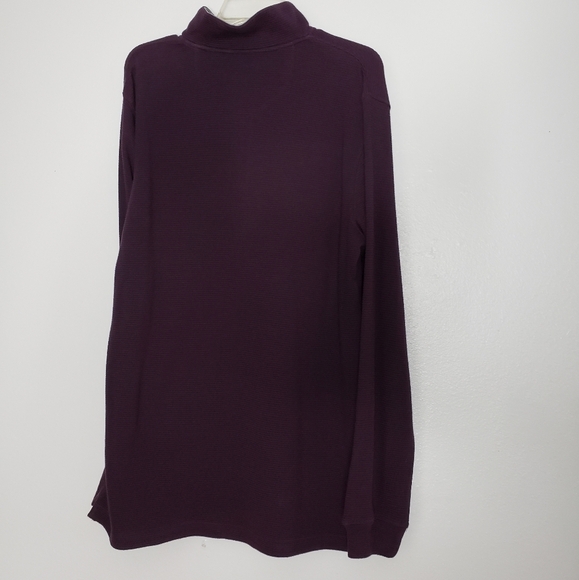 NEW Chaps Stripes Thermal Knit Mens Top Shirt Casual Office Spring Sweater - Picture 6 of 8